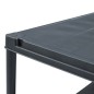 Scaffali 2 pz Nero 250 kg 80x40x180 cm in Plastica Scaffali 2 pz Nero 250 kg 80x40x180 cm in Plastica