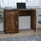 Scrivania Cassetto rovere fumo 100x40x73cm Legno Multistrato Scrivania Cassetto rovere fumo 100x40x73cm Legno Multistrato