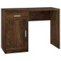 Scrivania Cassetto rovere fumo 100x40x73cm Legno Multistrato Scrivania Cassetto rovere fumo 100x40x73cm Legno Multistrato