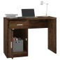 Scrivania Cassetto rovere fumo 100x40x73cm Legno Multistrato Scrivania Cassetto rovere fumo 100x40x73cm Legno Multistrato