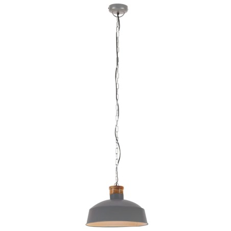 Lampada a Sospensione Industriale 58 cm Grigia E27
