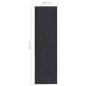 Tappeto Corsia Acchiappa Polvere 100x350 cm Antracite Tappeto Corsia Acchiappa Polvere 100x350 cm Antracite