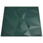 vidaXL Pannelli Murali 24 pz Verdi 50x50 cm XPS 6 m² Diamante vidaXL Pannelli Murali 24 pz Verdi 50x50 cm XPS 6 m² Diamante