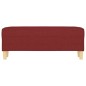 vidaXL Panca Rosso Vino 100x35x41 cm in Tessuto vidaXL Panca Rosso Vino 100x35x41 cm in Tessuto