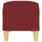 vidaXL Panca Rosso Vino 100x35x41 cm in Tessuto vidaXL Panca Rosso Vino 100x35x41 cm in Tessuto