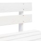 vidaXL Divano Centrale da Giardino Pallet Legno Pino Impregnato Bianco vidaXL Divano Centrale da Giardino Pallet Legno Pino Impregnato Bianco