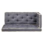 Set Cuscini per Divano in Pallet 3 pz Blu Set Cuscini per Divano in Pallet 3 pz Blu