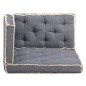 Set Cuscini per Divano in Pallet 3 pz Blu Set Cuscini per Divano in Pallet 3 pz Blu