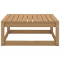Set Divani da Giardino 9 pz Miele in Legno Massello di Pino Set Divani da Giardino 9 pz Miele in Legno Massello di Pino