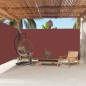 Tenda da Sole Laterale Retrattile Marrone 200x600 cm Tenda da Sole Laterale Retrattile Marrone 200x600 cm