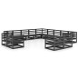 Set Divani da Giardino 13 pz in Legno Massello di Pino