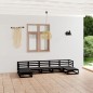 vidaXL Set Divani da Giardino 7 pz in Legno Massello di Pino vidaXL Set Divani da Giardino 7 pz in Legno Massello di Pino