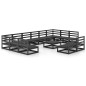 vidaXL Set Divani da Giardino 13 pz in Legno Massello di Pino vidaXL Set Divani da Giardino 13 pz in Legno Massello di Pino