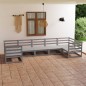 vidaXL Set Salotto da Giardino 7 pz in Legno Massello di Pino vidaXL Set Salotto da Giardino 7 pz in Legno Massello di Pino