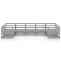 vidaXL Set Salotto da Giardino 7 pz in Legno Massello di Pino vidaXL Set Salotto da Giardino 7 pz in Legno Massello di Pino