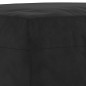 Panca Nera 70x35x41 cm in Velluto