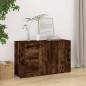 Credenza Rovere Fumo 100x33x59,5 cm in Legno Multistrato Credenza Rovere Fumo 100x33x59,5 cm in Legno Multistrato