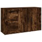 Credenza Rovere Fumo 100x33x59,5 cm in Legno Multistrato Credenza Rovere Fumo 100x33x59,5 cm in Legno Multistrato