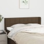 vidaXL Testiera ad Orecchio Marrone Scuro 147x16x78/88 cm in Tessuto vidaXL Testiera ad Orecchio Marrone Scuro 147x16x78/88 cm in Tessuto
