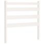 Testiera per Letto Bianca 96x4x100 cm in Legno Massello di Pino Testiera per Letto Bianca 96x4x100 cm in Legno Massello di Pino