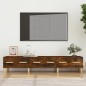 vidaXL Mobile TV Rovere Fumo 150x34,5x30 cm in Legno Multistrato vidaXL Mobile TV Rovere Fumo 150x34,5x30 cm in Legno Multistrato