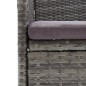 Set da Pranzo da Giardino 7 pz Grigio
