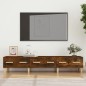 vidaXL Mobile TV Rovere Fumo 150x34,5x30 cm in Legno Multistrato vidaXL Mobile TV Rovere Fumo 150x34,5x30 cm in Legno Multistrato