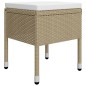 Set Mobili da Pranzo per Giardino 11 pz Beige Set Mobili da Pranzo per Giardino 11 pz Beige