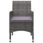 Set Mobili da Pranzo per Giardino 5 pz Grigio Set Mobili da Pranzo per Giardino 5 pz Grigio