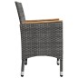 Set Mobili da Pranzo per Giardino 5 pz Grigio Set Mobili da Pranzo per Giardino 5 pz Grigio