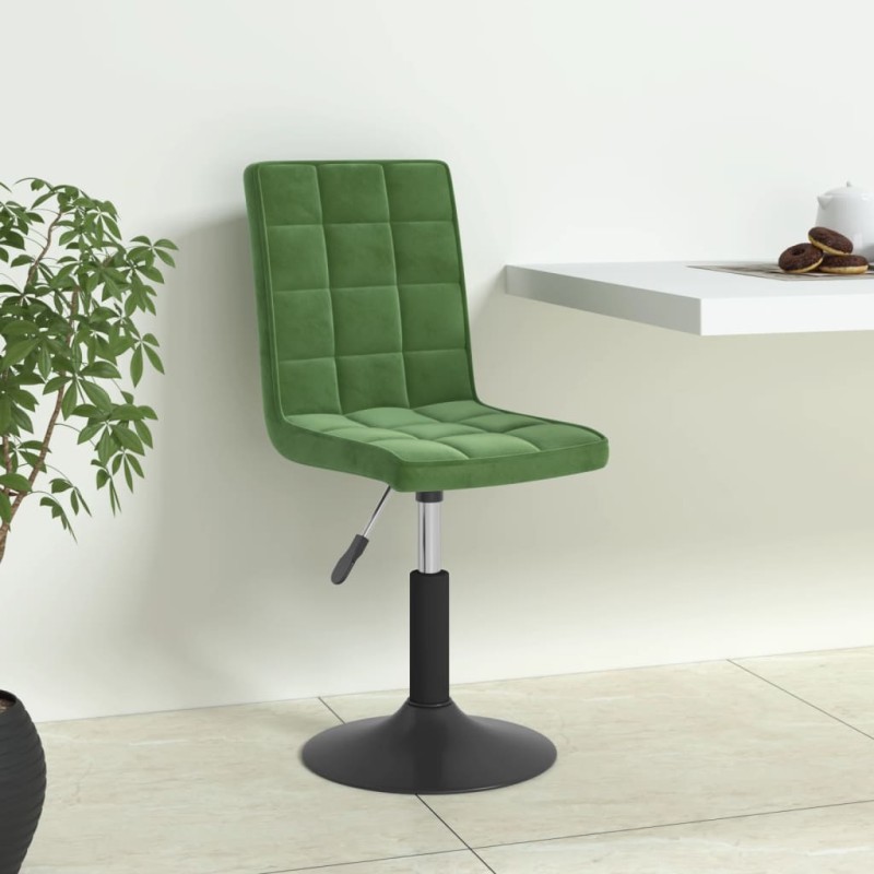 Sedie da Pranzo Girevoli 4 pz Verde Scuro in Velluto Sedie da Pranzo Girevoli 4 pz Verde Scuro in Velluto