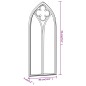 Specchio Sabbia 70x30 cm Ferro per Uso Interno Specchio Sabbia 70x30 cm Ferro per Uso Interno