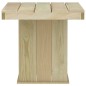 Set da Pranzo da Giardino 3 pz in Legno di Pino Impregnato Set da Pranzo da Giardino 3 pz in Legno di Pino Impregnato