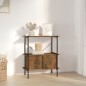 Scaffalatura 3 Livelli con Mobiletto 80x40x92cm Acciaio e Legno Scaffalatura 3 Livelli con Mobiletto 80x40x92cm Acciaio e Legno