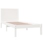 Giroletto senza Materasso Bianco 100x200 cm Legno Massello Pino Giroletto senza Materasso Bianco 100x200 cm Legno Massello Pino