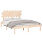 Giroletto 140x190 cm 4FT6 Double in Legno Massello Giroletto 140x190 cm 4FT6 Double in Legno Massello