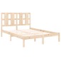 Letto senza Materasso 140x190 cm in Legno Massello di Pino Letto senza Materasso 140x190 cm in Legno Massello di Pino