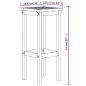 Sgabelli da Bar 4 pz in Legno Massello di Acacia Sgabelli da Bar 4 pz in Legno Massello di Acacia