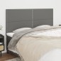 Testiera 4 pz Grigio Scuro 90x5x78/88 cm in Tessuto Testiera 4 pz Grigio Scuro 90x5x78/88 cm in Tessuto