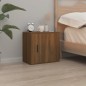 Comodino a Muro Rovere Marrone 50x30x47 cm Comodino a Muro Rovere Marrone 50x30x47 cm