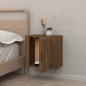 Comodino a Muro Rovere Marrone 50x30x47 cm Comodino a Muro Rovere Marrone 50x30x47 cm