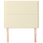 Testiera 2 pz Crema 80x5x78/88 cm in Similpelle Testiera 2 pz Crema 80x5x78/88 cm in Similpelle