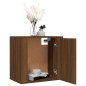 Comodino a Muro Rovere Marrone 50x30x47 cm Comodino a Muro Rovere Marrone 50x30x47 cm