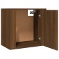 Comodino a Muro Rovere Marrone 50x30x47 cm Comodino a Muro Rovere Marrone 50x30x47 cm