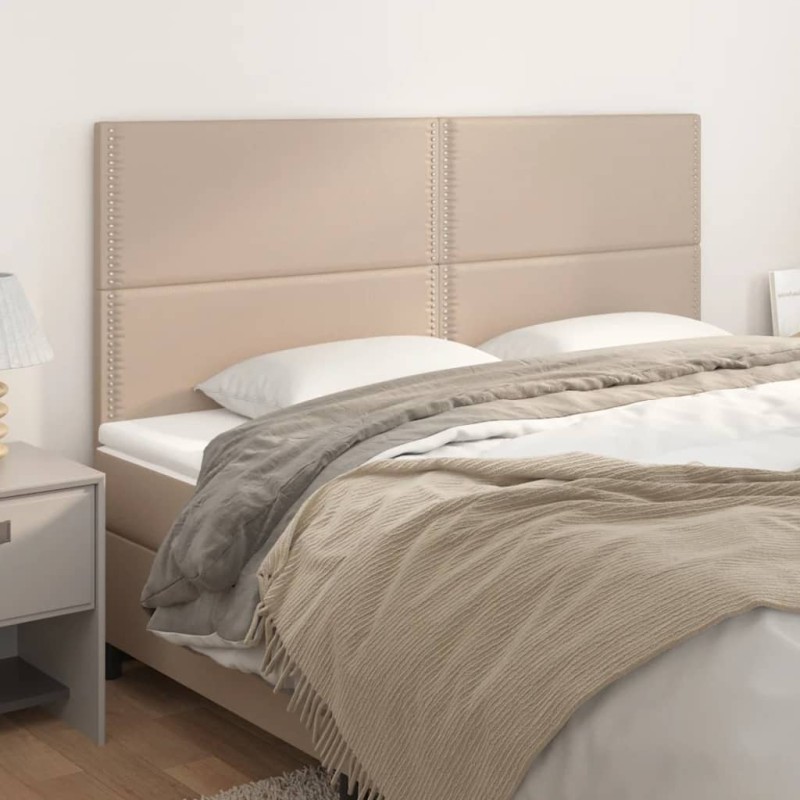 Testiere 4 pz Cappuccino 80x5x78/88 cm in Similpelle Testiere 4 pz Cappuccino 80x5x78/88 cm in Similpelle