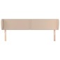 Testiera ad Orecchio Cappuccino 183x23x78/88 cm in Similpelle Testiera ad Orecchio Cappuccino 183x23x78/88 cm in Similpelle