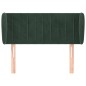 Testiera ad Orecchio Verde Scuro 93x23x78/88 cm in Velluto Testiera ad Orecchio Verde Scuro 93x23x78/88 cm in Velluto