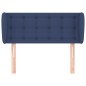 Testiera ad Orecchio Blu 83 x 23 x 78/88cm in Tessuto Testiera ad Orecchio Blu 83 x 23 x 78/88cm in Tessuto
