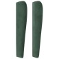 Testiera ad Orecchio Verde Scuro 83x23x118/128 cm in Velluto Testiera ad Orecchio Verde Scuro 83x23x118/128 cm in Velluto