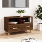 Mobile Porta TV Rovere Marrone 80x36x50 cm in Legno Multistrato Mobile Porta TV Rovere Marrone 80x36x50 cm in Legno Multistrato
